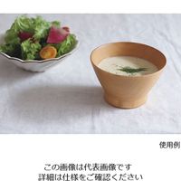 丸十 なごみスープボウル ナチュラル TL4-6A 1個 64-2536-22（直送品）