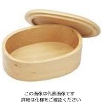 丸十 ブナ くりぬき 小判弁当 小 V-104 1個 64-2536-72（直送品）