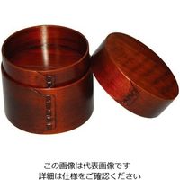 丸十 曲げワッパ丸二段弁当 目摺り BD-806A 1個 64-2536-78（直送品）