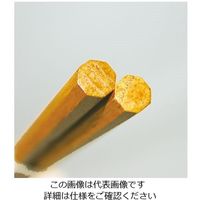 丸十 先角 八角木箸 栗 18.0 YZ33-8-3 1個 64-2537-51（直送品）