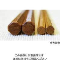 丸十 極太八角木箸 栗 24.5 YZ714-1 1個 64-2537-60（直送品）