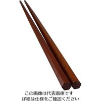 丸十 六角 鉄木箸 10膳入 YZ32-6-10 1個 64-2538-09（直送品）