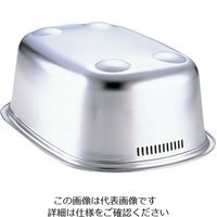 サンクラフト ステンレス小判型洗い桶 JQ-27 1個 64-3964-91（直送品）