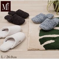 センコー M+home　ルービン　スリッパ　約26.0cm　ライトベージュ M+150425 1足（直送品）