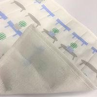 センコー SDS　CHOUWA（ちょうわ）　かや生地　ふきん　約30×30cm　ブルー SDS201102 1個（直送品）