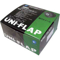 柳瀬 軸付フラップホイール UF50309 50X30X6 #180 10個（直送品）