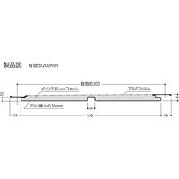 【建築資材・浴室用パネル】フクビ化学工業 大型物件用準不燃材　バスパネル準不燃200-I型R　4m　焼き杉 1梱包（12枚入）（直送品）