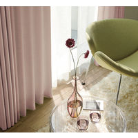 スミノエ セミオーダーカーテン クレンゼ 抗菌・抗ウイルスカーテン 2400×1200mm ピンク １セット(2枚入)（直送品）