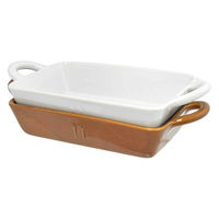 逸品社 グラタン皿 レクタングル 24.5cm 匙屋のうつわ 陶磁器 ホワイト 411791 1個（直送品）