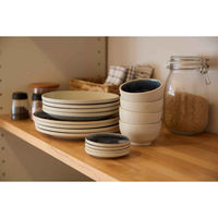 丸利玉樹利喜蔵商店 プレート 24.5cm BLOCK ブロック 陶器 美濃焼 ブルー 421873 1個（直送品）