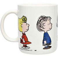 大西賢製販 マグカップ 390ml PEANUTS スヌーピー 磁器 アイボリー 432744 1個（直送品）
