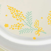 逸品社 お弁当箱 フルール ワンタッチランチBOX 1段 600ml ミモザ 435282 1個（直送品）