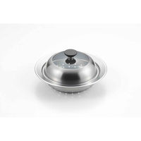 ヨシカワ お鍋用蒸し器 20~22cm用 ガラス蓋付き 日本製 442869 1個（直送品）