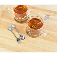 逸品社 スプーン 13cm Fleur ステンレス キンモクセイ 412407 1個（直送品）