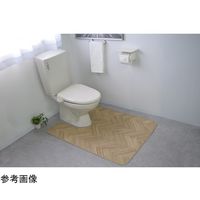アズワン 拭けるマットシリーズ ヘリンボーン トイレマット 600×1000mm(ロング) 65-6890-32 1個（直送品）