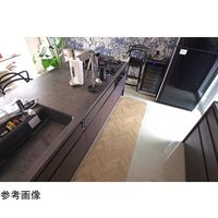 アズワン 拭けるマットシリーズ ヘリンボーン キッチンマット 600×2400mm 65-6890-44 1個（直送品）