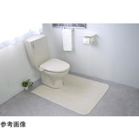 アズワン 拭けるマットシリーズ ホワイトアッシュ トイレマット 800×1150mm(耳長) 65-6890-50 1個（直送品）