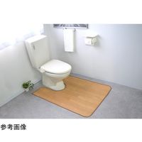 アズワン 拭けるマットシリーズ サクラブラウン トイレマット 800×1450mm(耳長) 65-6890-67 1個（直送品）