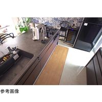 アズワン 拭けるマットシリーズ サクラブラウン キッチンマット 600×1800mm 65-6890-73 1個（直送品）