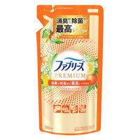 【アウトレット】ファブリーズ 布用 W除菌+消臭 プレミアム シトラス&ガーデン 詰め替え 320mL 1セット（1個×3） 消臭スプレー