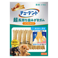 チューデント 超長持ち歯みがきガム ソフト ご褒美チキン風味 S 国産 7本入 3袋 犬用 おやつ 歯磨き Hartz（ハーツ）