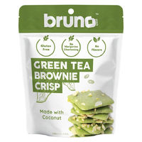 チョコレート グルテンフリー 保存料不使用 クリスピー グリーンティーブラウニー 60g 1セット（1個×3）