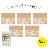 紙製ストッカー Lサイズ スイカ柄 1袋（5枚入）ネクスタ