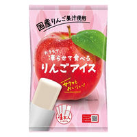 アイス シャーベット 凍らせて食べる　りんごアイス 4本入 70g 1セット（1個×3）
