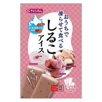 アイス シャーベット 凍らせて食べる　しるこアイス 4本入 70g 1セット（1個×3）