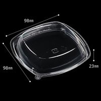 エフピコ T-AP-フルーツ角 100 内嵌合フタ エコ 1箱（2000枚：50枚入×40袋）