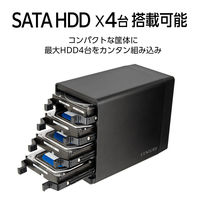 センチュリー 裸族のゲートハウス 4Bay CRGH35U10G 1個