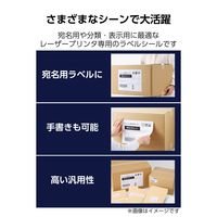 ラベルシール キレイにはがせる 表示・宛名ラベル ノーカット 3シート A4 EDT-ECK1S3 エレコム（直送品）