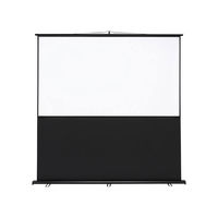 サンワサプライ プロジェクタースクリーン(床置き式) 90型相当 PRS-Y90HD 1台（わけあり品）