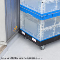 サンワサプライ 樹脂製ドーリー(75リットルオリコン仕様) CART-FA1175BK 1個（直送品）