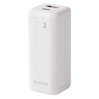 モバイルバッテリー 乾電池式 (USB-C/USB-Aポート) 単3×4本 ホワイト DE-KD06WH エレコム 1個（直送品）
