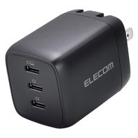 USB充電器 タイプC PD 67W USB-C×3 パソコン充電 黒 MPA-AC11167BK エレコム 1個（直送品）