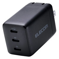 USB充電器 タイプC PD 67W USB-C×3 パソコン充電 黒 MPA-AC11267BK エレコム 1個（直送品）