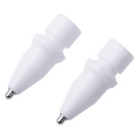 Apple Pencil 交換用 ペン先 2個セット 極細 視差改善 高感度 金属製 P-TIPAP05 エレコム 1個（直送品）