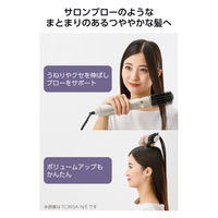 カールドライヤー マイナスイオン 軽量 冷温風 ブラシ部分水洗い可 回転式コード パープル TC430A-V/E テスコム 1個（直送品）