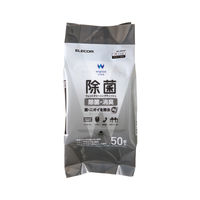 ウェットティッシュ クリーナー 50枚入り 除菌 消臭 アルコール WC-AG50H エレコム 1個（直送品）