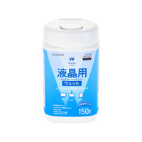 液晶クリーナー ウェットティッシュ ノンアルコール 150枚入り ボトル WC-DP150B エレコム 1個（直送品）
