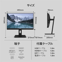 PHILIPS 液晶ディスプレイ 21.5型/1920×1080 223S9AE/11 1台