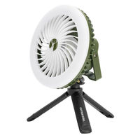 パール金属 CS LEDライトファン(オリーブ) UK-4080 1個（直送品）