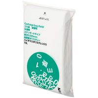 【アウトレット】アスクル　ゴミ袋 半透明 スタンダード 高密度 詰替用 70L　0.025mm（600枚:100枚入×6）バイオマス10% オリジナル