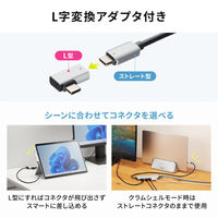 サンワサプライ 8K対応 USB TypeーC ドッキングステーション USB-DKM9S 1個