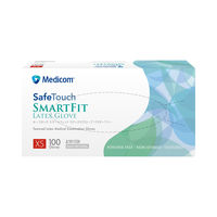 メディコムジャパン セーフタッチ スマートフィット ラテックスグローブ パウダーフリー XS JL101123A 1箱(100枚入)