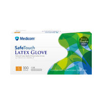 メディコムジャパン セーフタッチ ラテックスグローブ パウダーフリー S 1124B 1箱(100枚入)