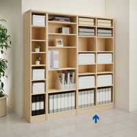 大洋 Shelfit バリュープライスカラーラック 幅865×奥行310×高さ1780mm ライトナチュラル NC1890F (LN) 1台（直送品）