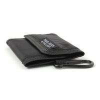 財布 レディース メンズ 三つ折りミニウォレット ブラック LAKOLE/ラコレ