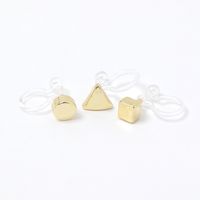 マルサンカクシカクノンホールピアス6点セット ゴールド LAKOLE/ラコレ